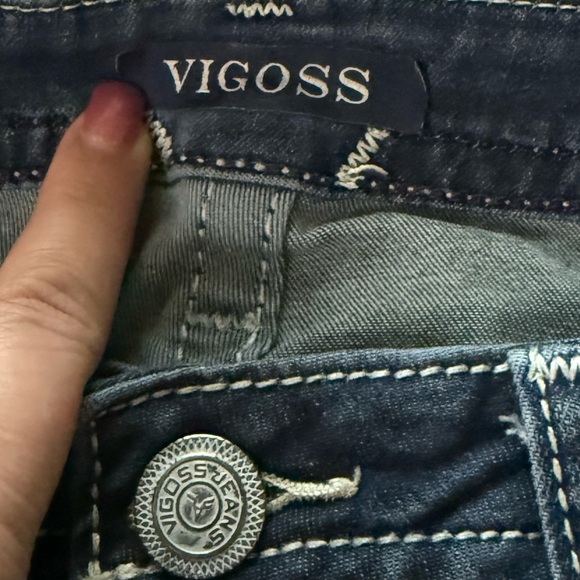 Vigoss Dark Blue Ankle Skinny Jeans - Picture 2 of 14
